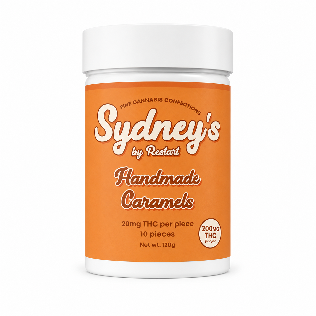 Sydney’s Handmade THC Caramels 20MG / 10-count *Cedar Park Only
